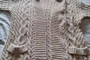 Cream Cardigan Coat