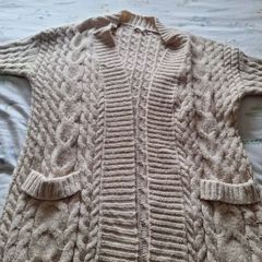 Cream Cardigan Coat