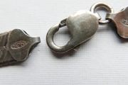 Vintage Modernist Sterling Silver 925 Herringbone Necklace  - Italy - Circa 1970's - 37g