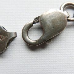 Vintage Modernist Sterling Silver 925 Herringbone Necklace  - Italy - Circa 1970's - 37g