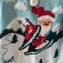 Skiing Santa jumper2-4 years Image 2