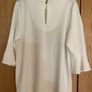 NEXT Ivory 3/4 Flute Sleeve Top Image 2