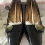 Ladies leather Italian shoes size 3 Image 8