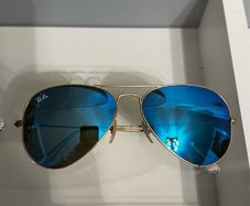 Ray Ban Aviator Mirror Blue