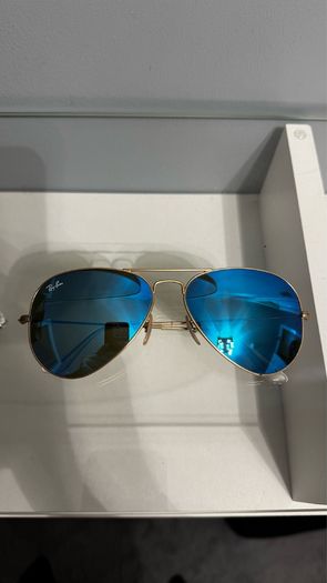 Ray Ban Aviator Mirror Blue