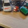 Corgi Juniors Lotus Esprit,  Land-rover Spiderman helicopter (Playworn) Image 2