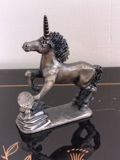 Vintage Pewter Unicorn