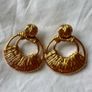 Sezane gold coloured Joe earrings Image 2