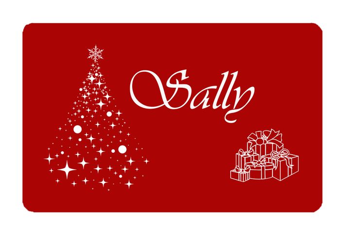Christmas Table Place Names