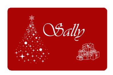 Christmas Table Place Names