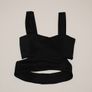 Cut Out Side Crop Top Image 2