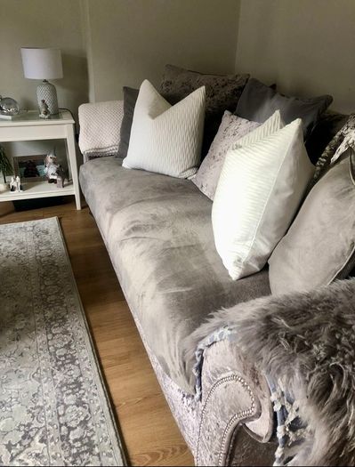 Sofa and swivel Chair