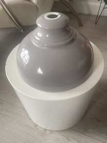 Grey Metal Lampshade