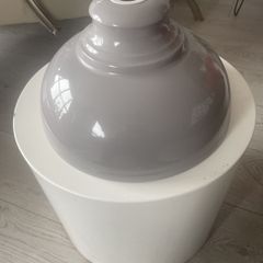 Grey Metal Lampshade