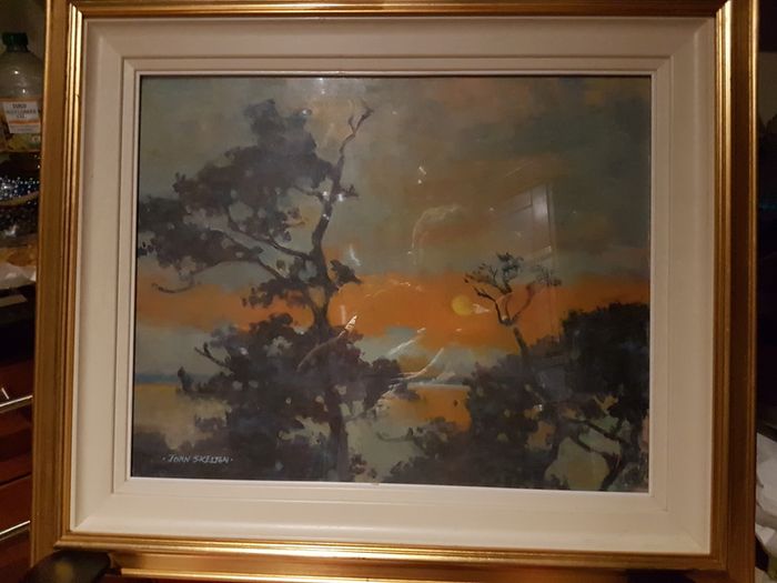 "Kerry Sunset"- Oil Painting by John Skelton Snr. 2004.