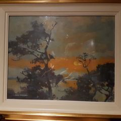 "Kerry Sunset"- Oil Painting by John Skelton Snr. 2004.