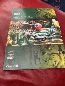 Old 2004 Celtic match Program v Rangers