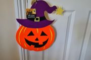 Jack-O'-Lantern Halloween Felt Door/Wall Hanging Decoration
