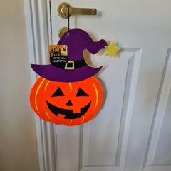 Jack-O'-Lantern Halloween Felt Door/Wall Hanging Decoration