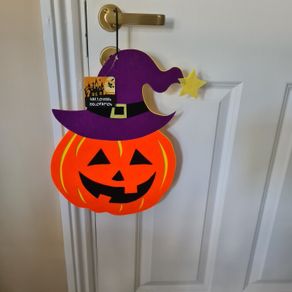 Jack-O'-Lantern Halloween Felt Door/Wall Hanging Decoration