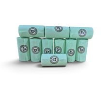 Agpack Compostable Poo Bags - 10 x rolls - 15 bags per roll