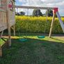 Playhouse with swings and slide - Gepetto Land - The Blanca with 2 swings Image 3