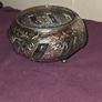 Antique Silver and Glass Footed Bowl Image 3