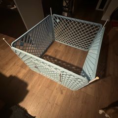 Plastic Foldable Pet Playpen with Ground Stakes