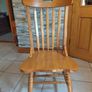 Solid Oak Extending Dining Table and 6 Chairs. Image 3