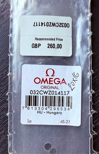 Omega Speedmaster Deployment Strap New
