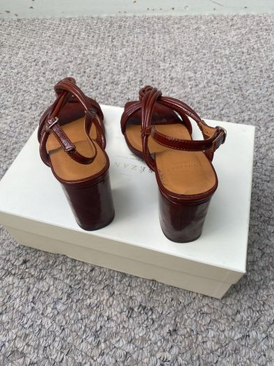 Sezane leather heels