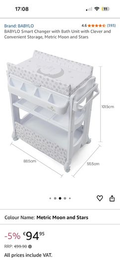 BABYLO Smart Changer with Bath Unit with Storage