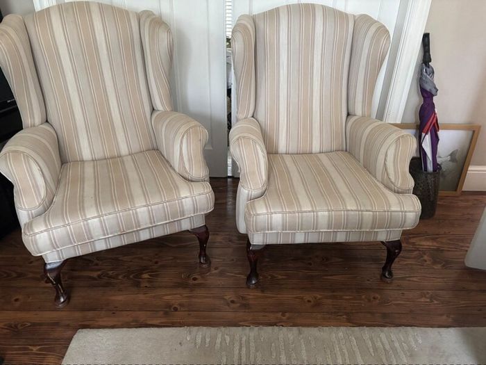 Wingback chairs