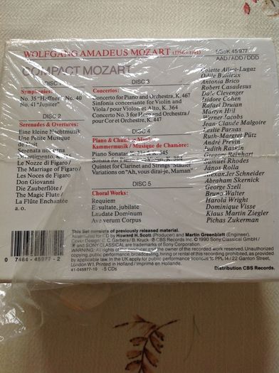 CD's Mozart