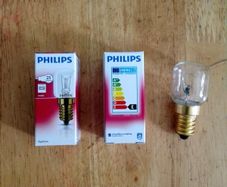 PHILIPS 25w E14 Screw 300 Degree Microwave or Oven  Light Bulbs