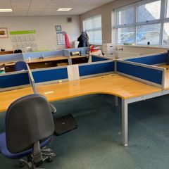 Office desks and storage