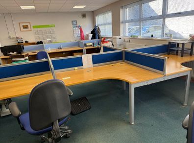 Office desks and storage
