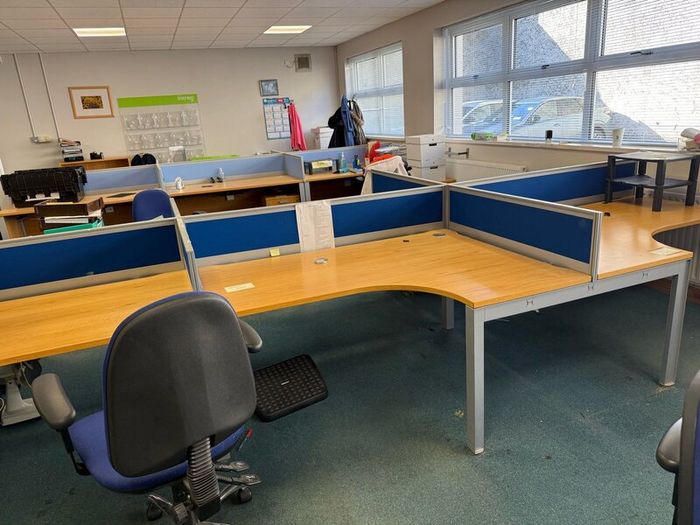 Office desks and storage