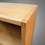 Vintage Mid-Century Modern Open Oak Bookcase with Adjustable Shelving by Henning Jenssen for Munch Mobler. Image 3