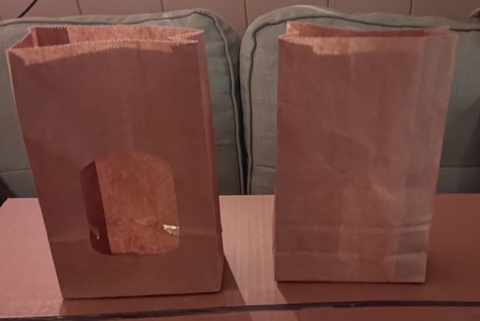 500 Kraft Bakery Bags With Window