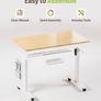 Electric Height Adjustable Standing Desk, 100x60cm Sit Stand Desk Image 2