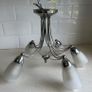 Ceiling Lights 1 Chrome + 2 Bronze incl. bulbs Image 2