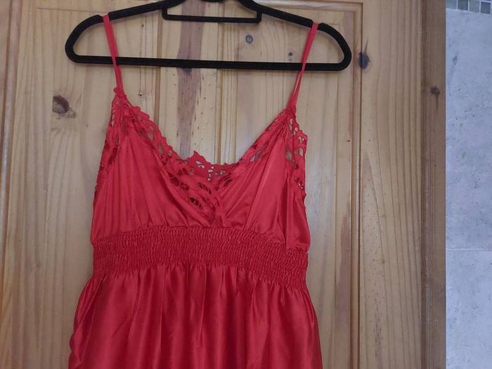 Red lace dress (free postage)