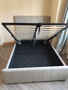 Brand New Ottoman Gaslift Storage Beds Instock. Optional Emma_ Mattress Available