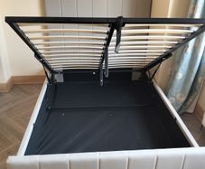 Brand New Ottoman Gaslift Storage Beds Instock. Optional Emma_ Mattress Available