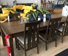 EZ Living Solid Oak Dining Table