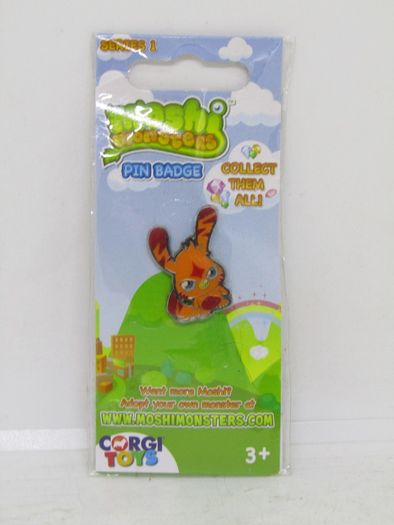 Corgi Moshi Monsters Series 1 Pin Badge Brand New In Packet