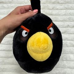 Angry Birds Black Bomb approx. 10" Plush No Sound Used Please see pictures