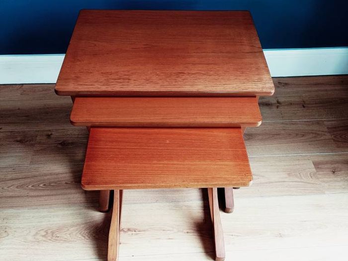 Mid Century Vintage Retro Nathan nest of tables