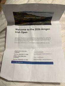 irish open tickets